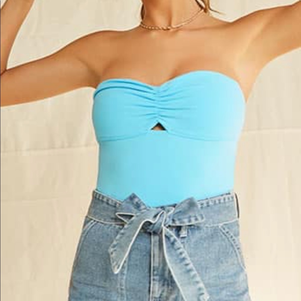 Forever 21 Strapless bodysuit NWT see photos